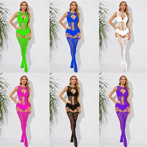 Porn Sexy Bodystocking Women Sex Erotic Lingerie Bodysuit Underwear