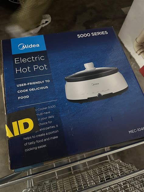 Midea Electric Hot Pot TV Home Appliances Kitchen Appliances Cookers On Carousell