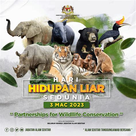 Selamat Menyambut Hari Hidupan Liar Jabatan Alam Sekitar