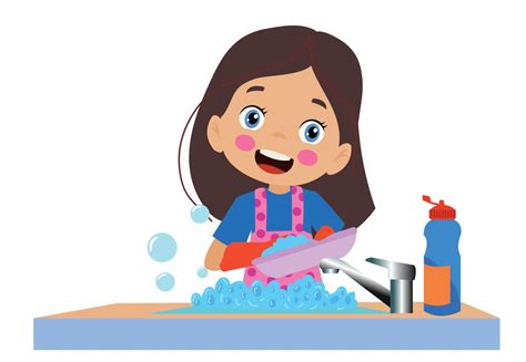 Washing Dishes Clip Art