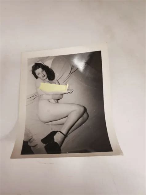 Vintage Nude Woman Pinup S S Erotica Original Photo Deco Art
