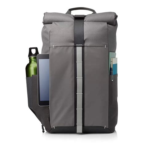 Hp Pavilion Rolltop Grey Backpack 5ee90aa