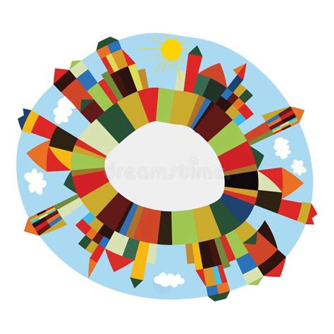 Map Of Resort Town Stock Vector Illustration Of Building 29339795