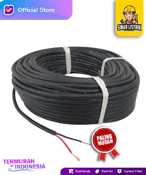 Kabel NYMHY Smart 2x0 75 Mm 50 Meter Hitam