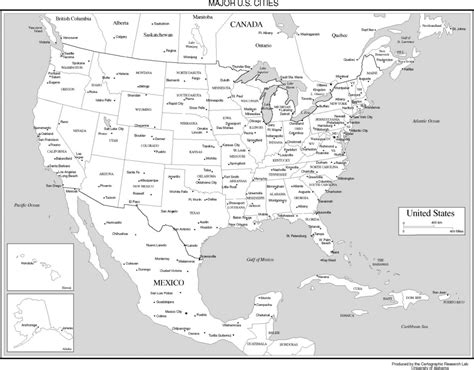 Blank Map Of Usa And Canada And Travel Information | Download Free ...