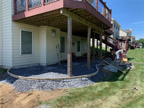 Our Crew In The Process Of Signature Concrete Design