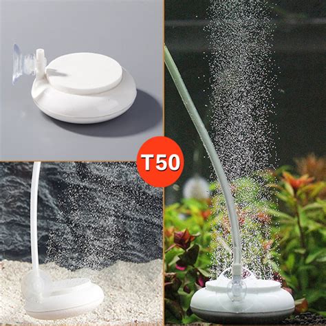 Aquarium Bubble Air Stone Aerator Fish Tank Pond Pump Hydroponics Disk