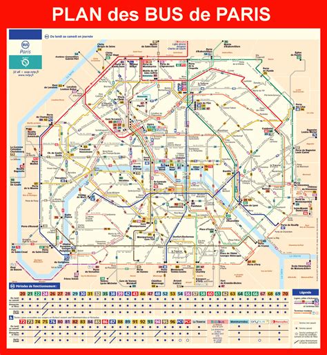 Plan Bus Paris