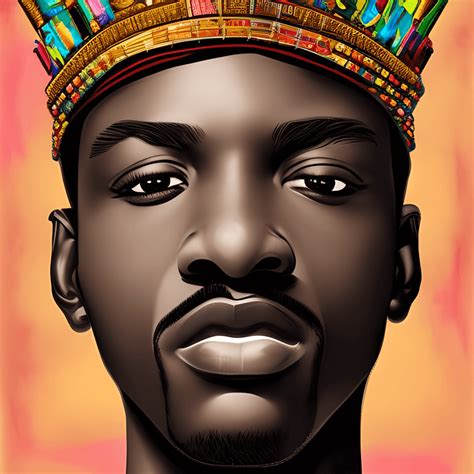Black King Art Book Cover Art · Creative Fabrica