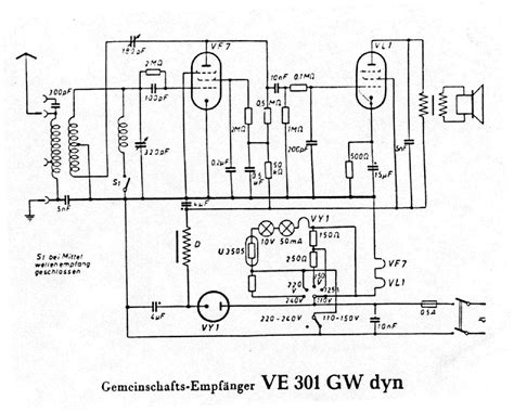 VOLKSEMPFAENGER VE 301 W DYN Service Manual download, schematics ...