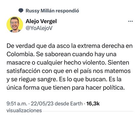 Ernesto Peláez Toro on Twitter ERROR Alejandro YoAlejoV el