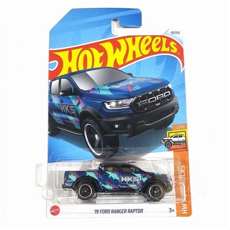 Hot Wheels 19 Ford Ranger Raptor HKS Blue G2024 Shopee Malaysia