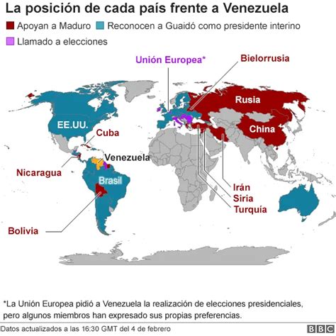 Crisis en Venezuela países europeos reconocen a Juan Guaidó como