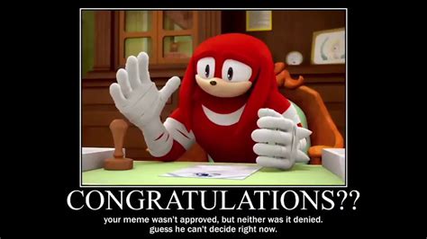 Knuckles Rates Your Meme Youtube