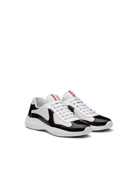 Blackwhite Prada Americas Cup Sneakers Prada