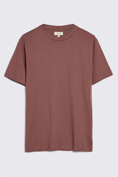 Pink Crew Neck T Shirt Buy Online At Moss
