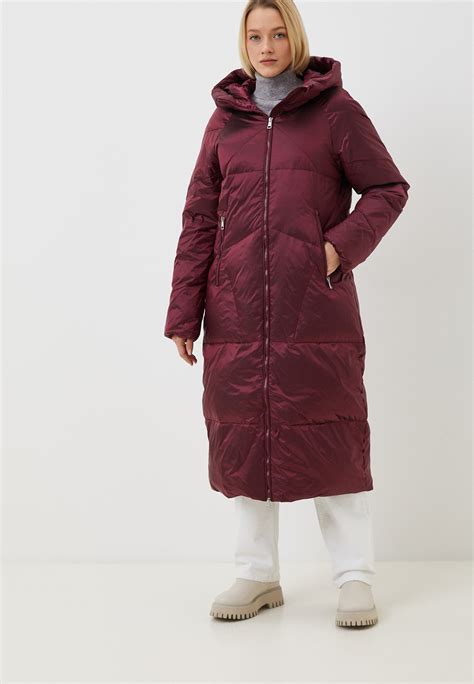Пуховик Baon, цвет: бордовый, XD001XW00ETN — купить в интернет-магазине ...