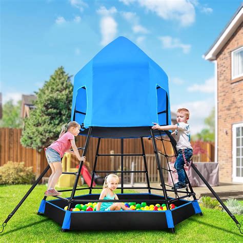 Jugader Upgraded Jungle Gym With Monkey Bars Outdoor Play Equipment