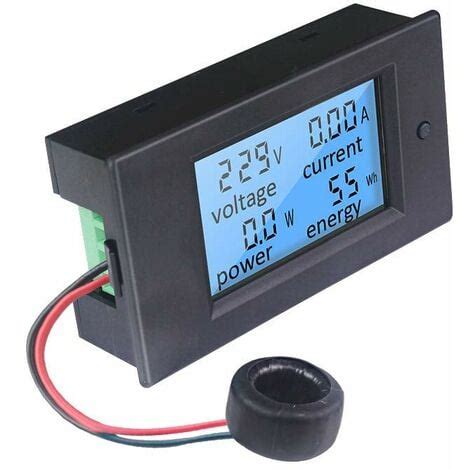 CCYKXA Voltmetre Amperemetre Wattmetre Numérique AC 100A 80 260V