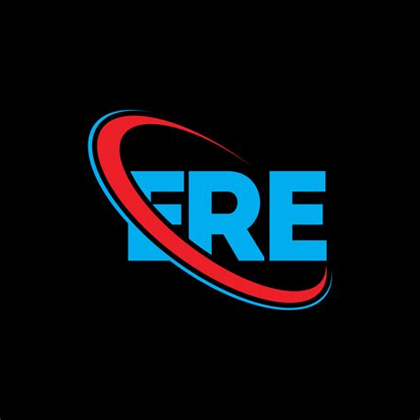 logotipo de ere. ere carta. diseño del logotipo de la letra ere ... 
