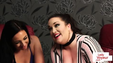 Voyeur Duo Rubbing Pussy While Giving JOI