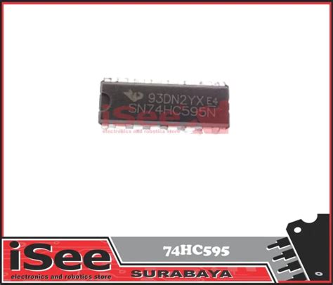 IC 74HC595N 74HC595 74 HC595N 74595 N 74HC HC 595 DIP Shift Register ...