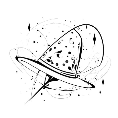 Premium Ai Image Magic Witch Hat Design