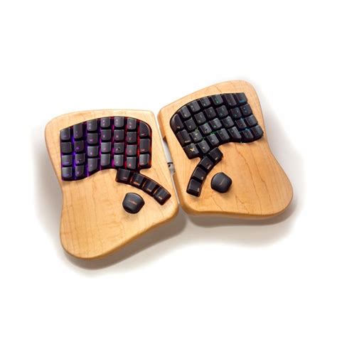 Деревянная эргономичная клавиатура. Keyboardio Model 01 купить в Москве ...