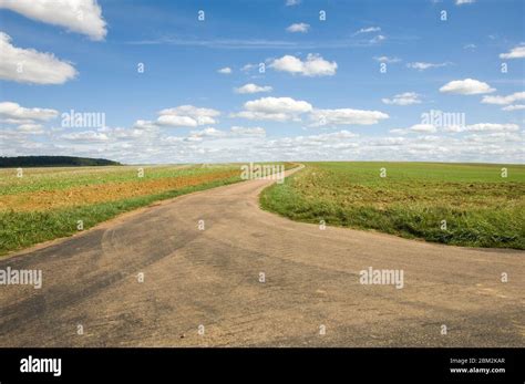Valley Of Loire Countryside Stock Photo Alamy