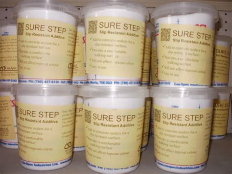 Sure Step Non Slip Additive Con Spec Industries