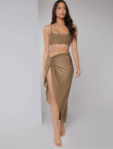 Shein Nude Summer Set On Carousell