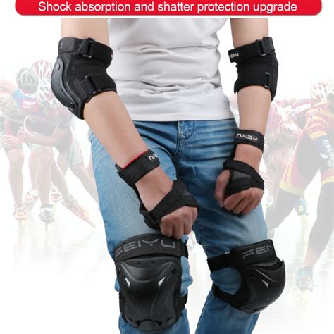 Новинка, 6 шт., 1 комплект, налокотники на запястье и наколенники для ...