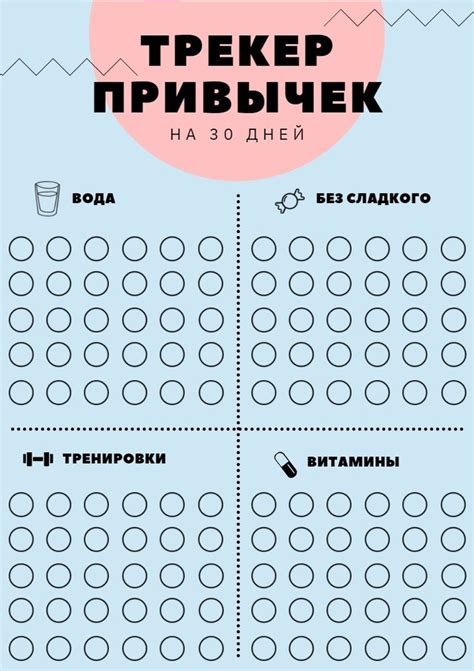 30 дней полезных привычек трекер | Plan for life, Motivation plan ...