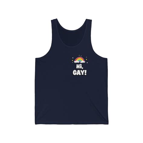 Gay Tank Top Etsy