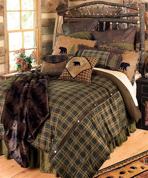 Cabin Bedding Alpine Bear Rustic Collection