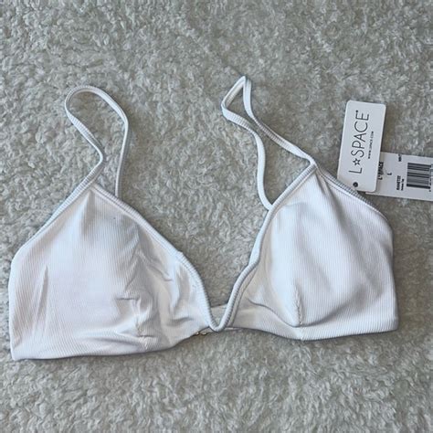 L Space Swim Lspace Helena Bikini Top Large New Poshmark