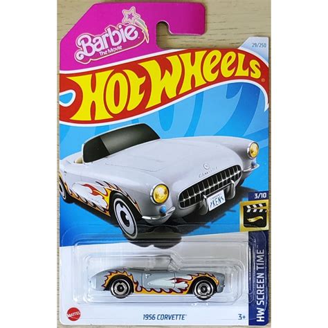 Hot Wheels Corvette Hw Chevrolet Convertible Screen Time Barbie Shopee Malaysia