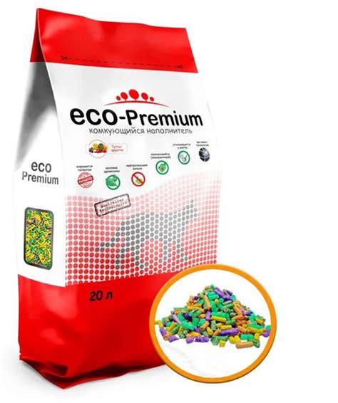 ECO-Premium (Эко-премиум) наполнитель древесный комкующийся с запахом ...