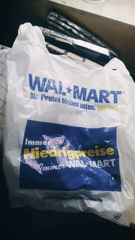 I found a German WalMart bag at home... : r/mildlyinteresting