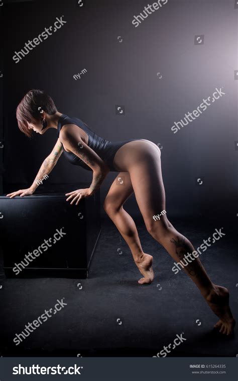 Sexy Brunette Woman Posing Elegant Lingerie库存照片615264335 Shutterstock