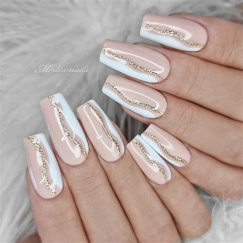 Latest Nude And White Nail Designs To Try In