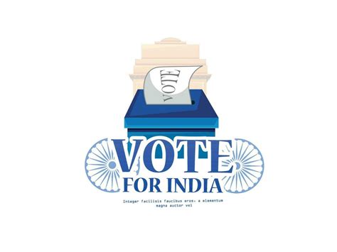 illustration Of Showing Voting Finger With Electronic Voting Machine ...