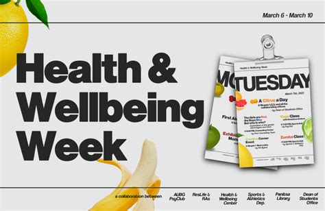 Health And Well Being Week Aubg