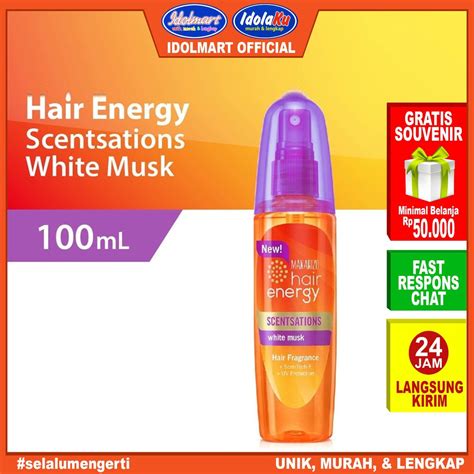 Jual IDOLMART Makarizo Hair Energy Scentsations Hair Fragrance White