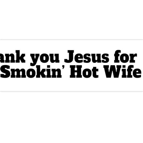 Hot Wife Bumper Sticker Etsy