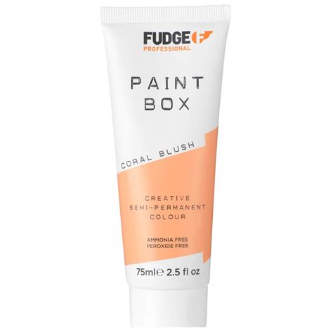 Fudge Paintbox Hair Colourant 75ml Coral Blush Coral Blush Semi