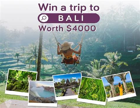 Win A Trip To Bali Giveaway Sweepstakebible
