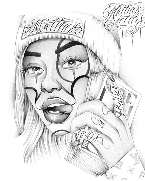 Black N Grey Tattoos Brutal On Instagram Big Ass Girl Money Note The Detail My