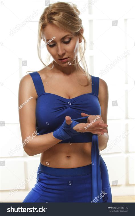 Beautiful Sexy Blonde Perfect Athletic Slim Stock Photo Shutterstock