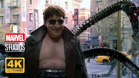 Доктор Осьминог похищает Мэри Джейн. Фильм Человек паук 2 (2004) момент ...